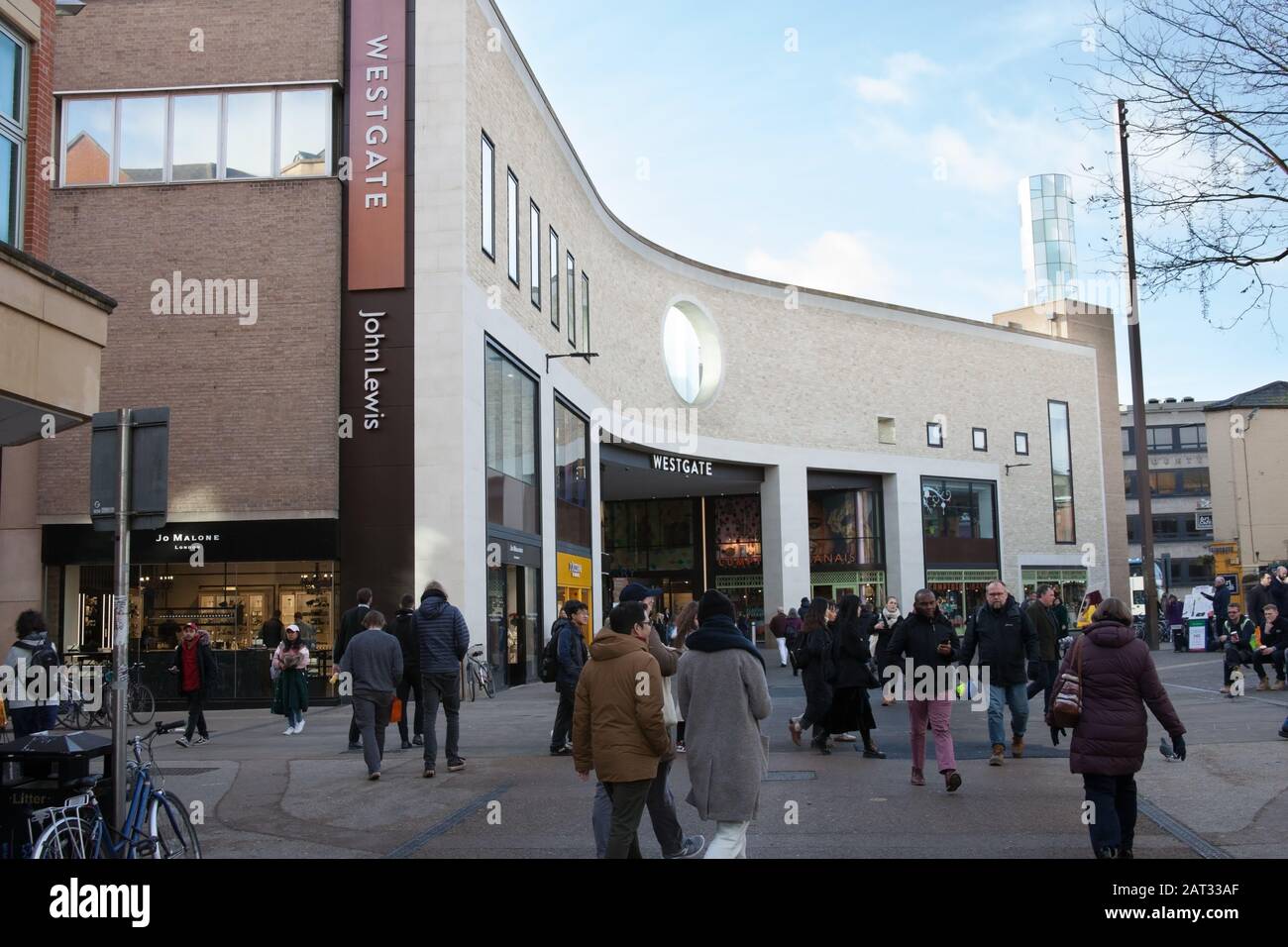 Il centro commerciale Westgate di Oxford, Regno Unito Foto Stock