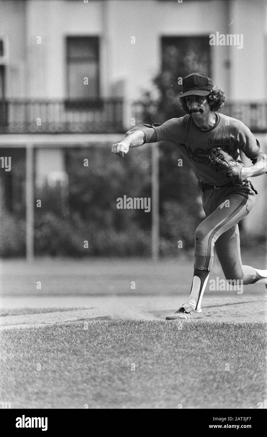 Baseball Thrower Nol Beenders, Wera Kinheim Data: 23 Luglio 1978 Parole Chiave: Baseball Foto Stock