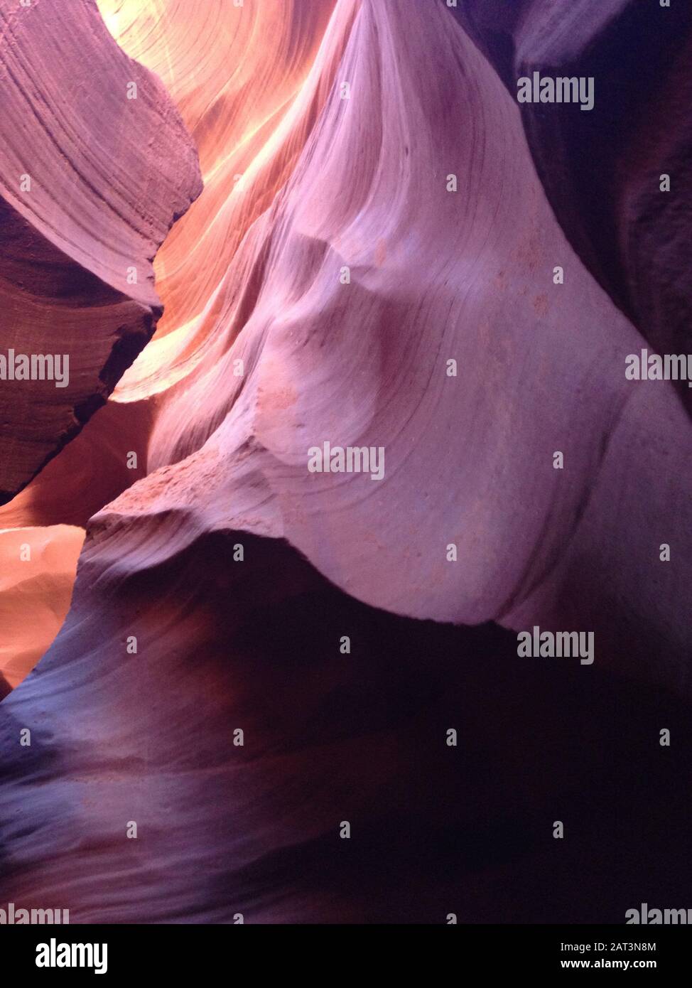 Roccia Arenaria formazioni, abbassare Antelope Canyon, Pagina, Arizona, Stati Uniti Stati Uniti d'America Foto Stock