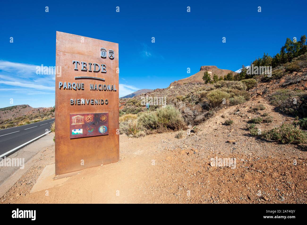 Canary ISLAND TENERIFE, SPAGNA - 24 dicembre 2019: Il parco nazionale di Teide sull'isola delle Canarie Tenerife è la destinazione più popolare per i turisti. Foto Stock