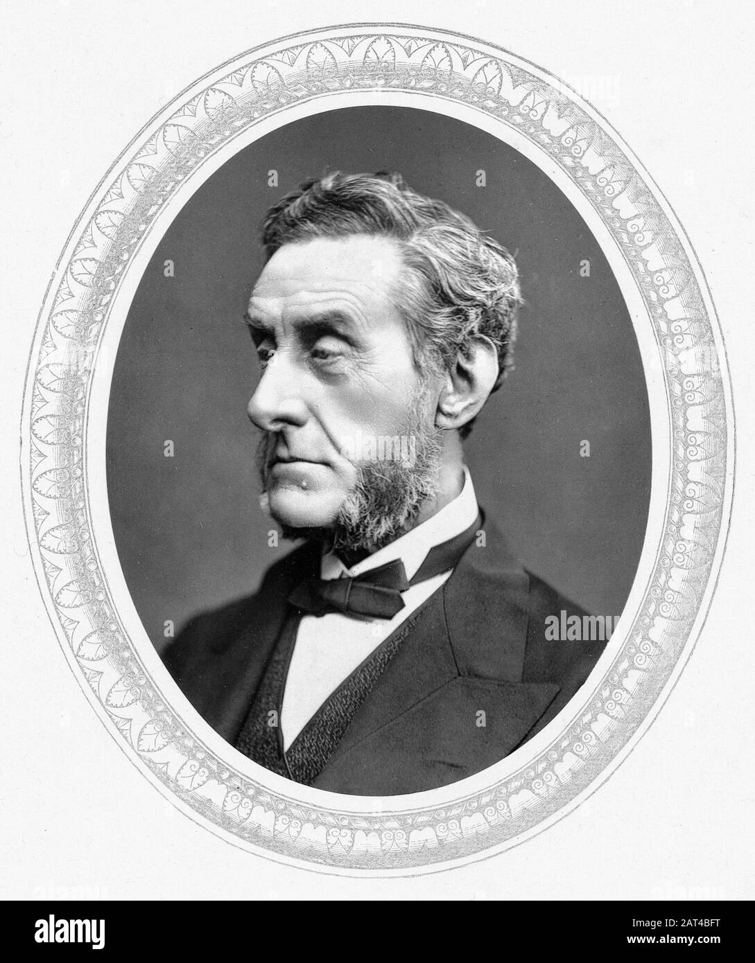 Lord Shaftesbury, Anthony Ashley-Cooper, 7th Conte di Shaftesbury (1801-1885), ritratto fotografico, 1871-1876 Foto Stock