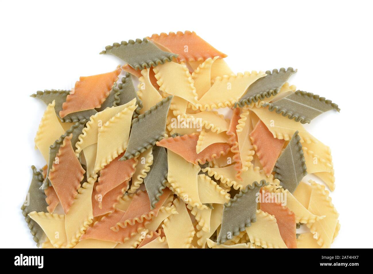 Colorato e non cotti pasta italiana Foto Stock