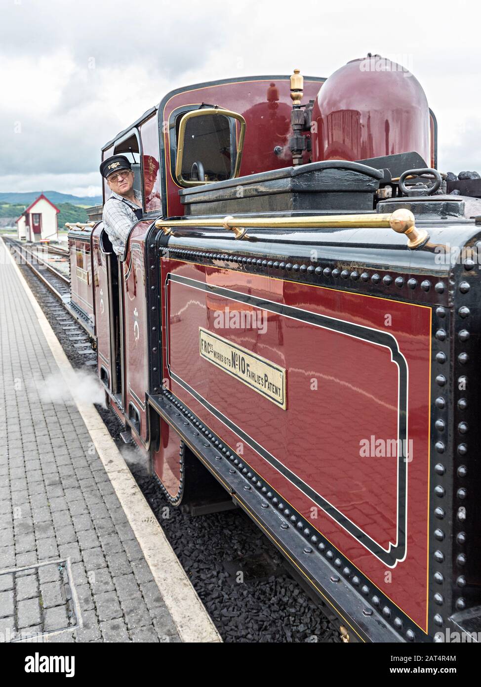 Ffestiniog E Welsh Highland Railway, Porthmadog, Galles, Regno Unito Foto Stock