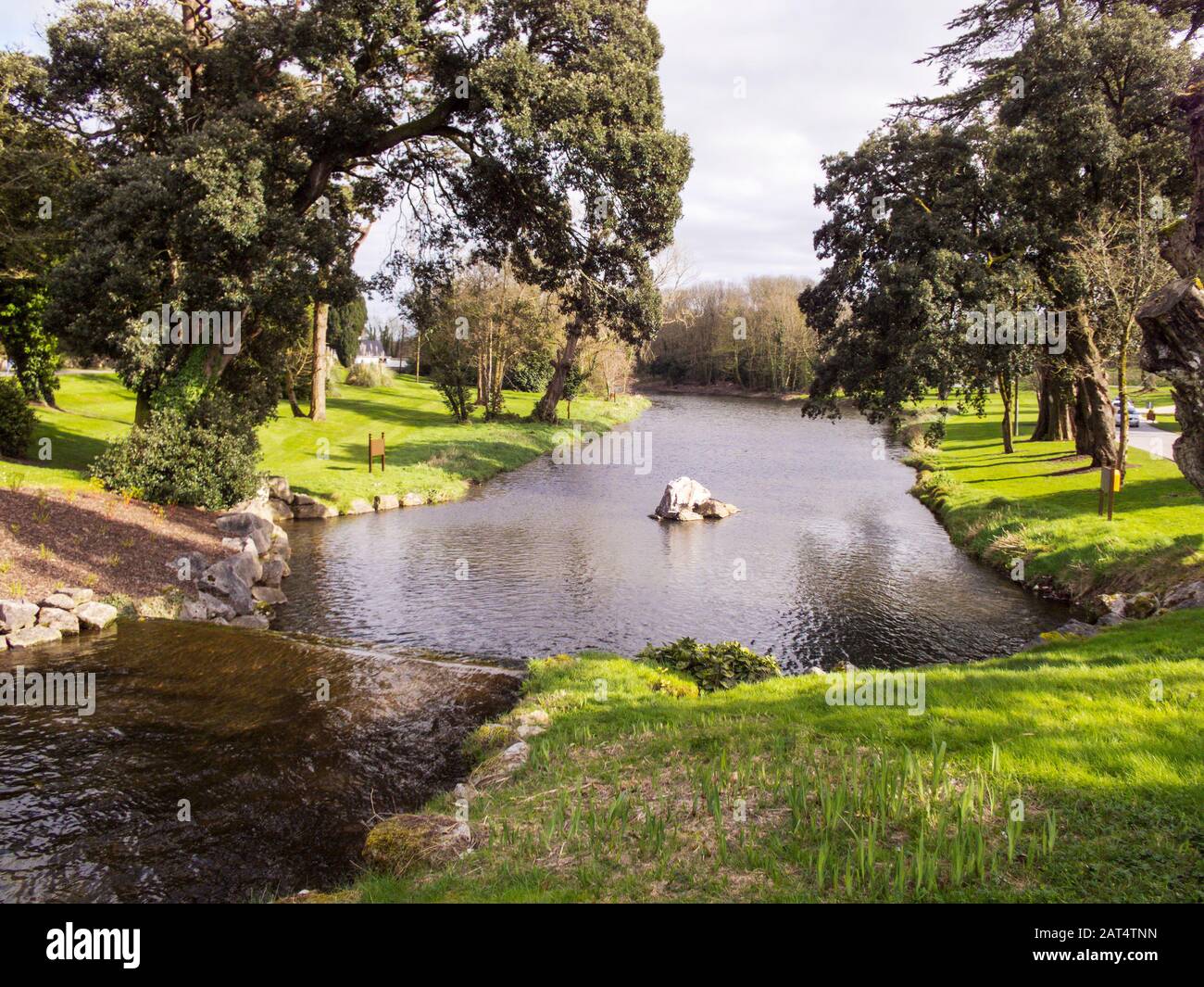 Bellissimo parco paesaggistico nella contea di Cork, Irlanda. Foto Stock