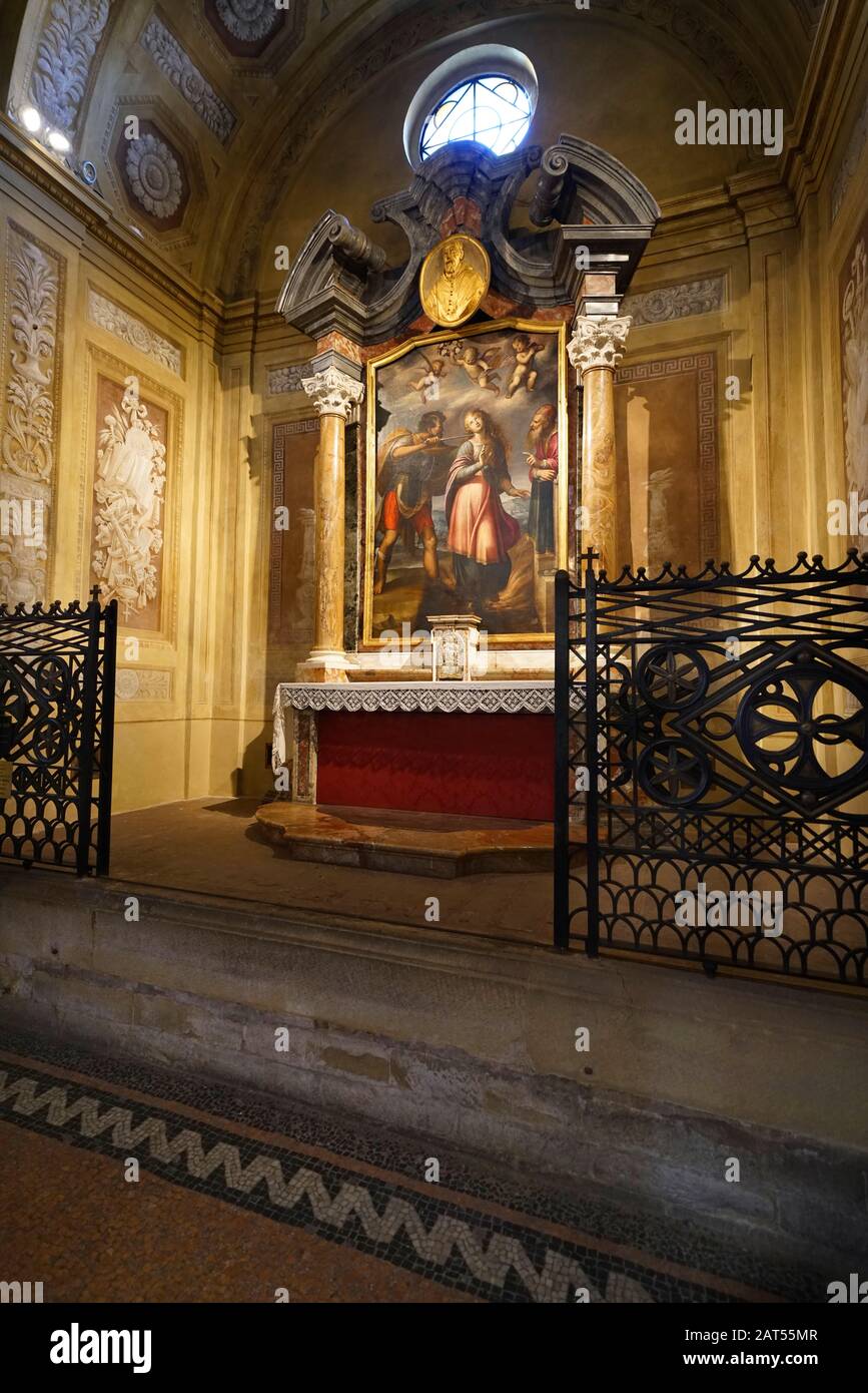 Basilica di San Michele maggiore, romanico lombardo, XI secolo, centro storico, Pavia, Lombardia, Itay, Europa Foto Stock