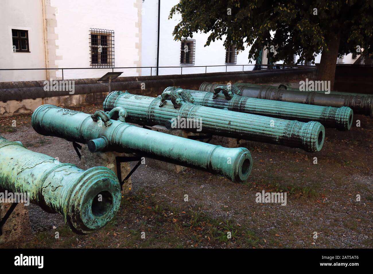 Schlosshof Ingolstadt è una città del Bayern/Germania con molte attrazioni storiche Foto Stock