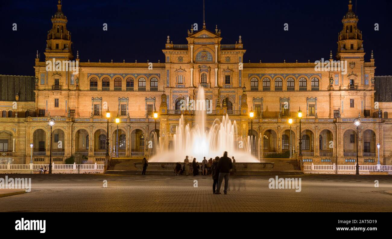 Plaza de España Foto Stock