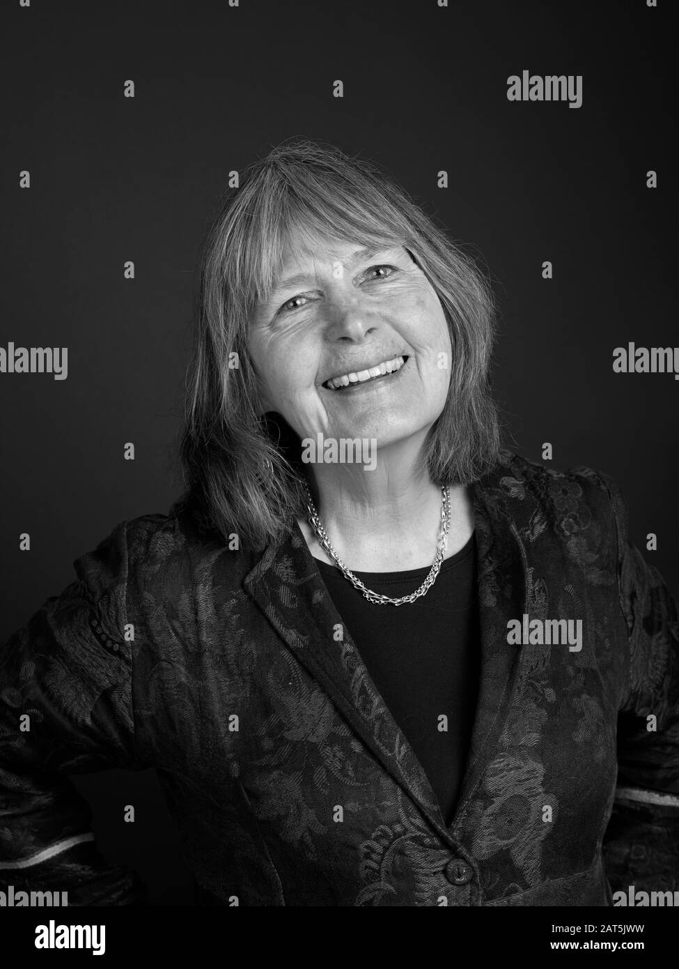 Caroline Kington Al Pranzo Letterario Oldie; 29/01/20 Foto Stock