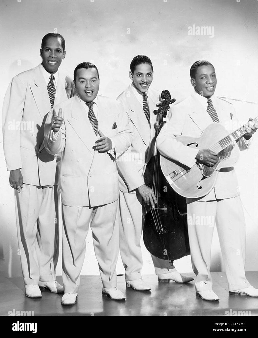 I PUNTI D'INCHIOSTRO Foto promozionale del gruppo jazz vocale americano circa 1950 Foto Stock