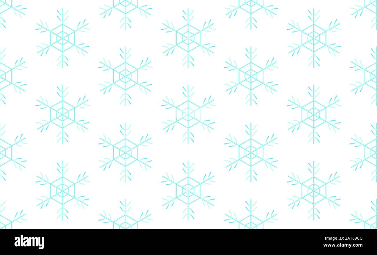 Fiocchi di neve inverno texture motivo blu grafica flakes su sfondo bianco Natale nuovo anno decorazione web, grafica ornamento Foto Stock