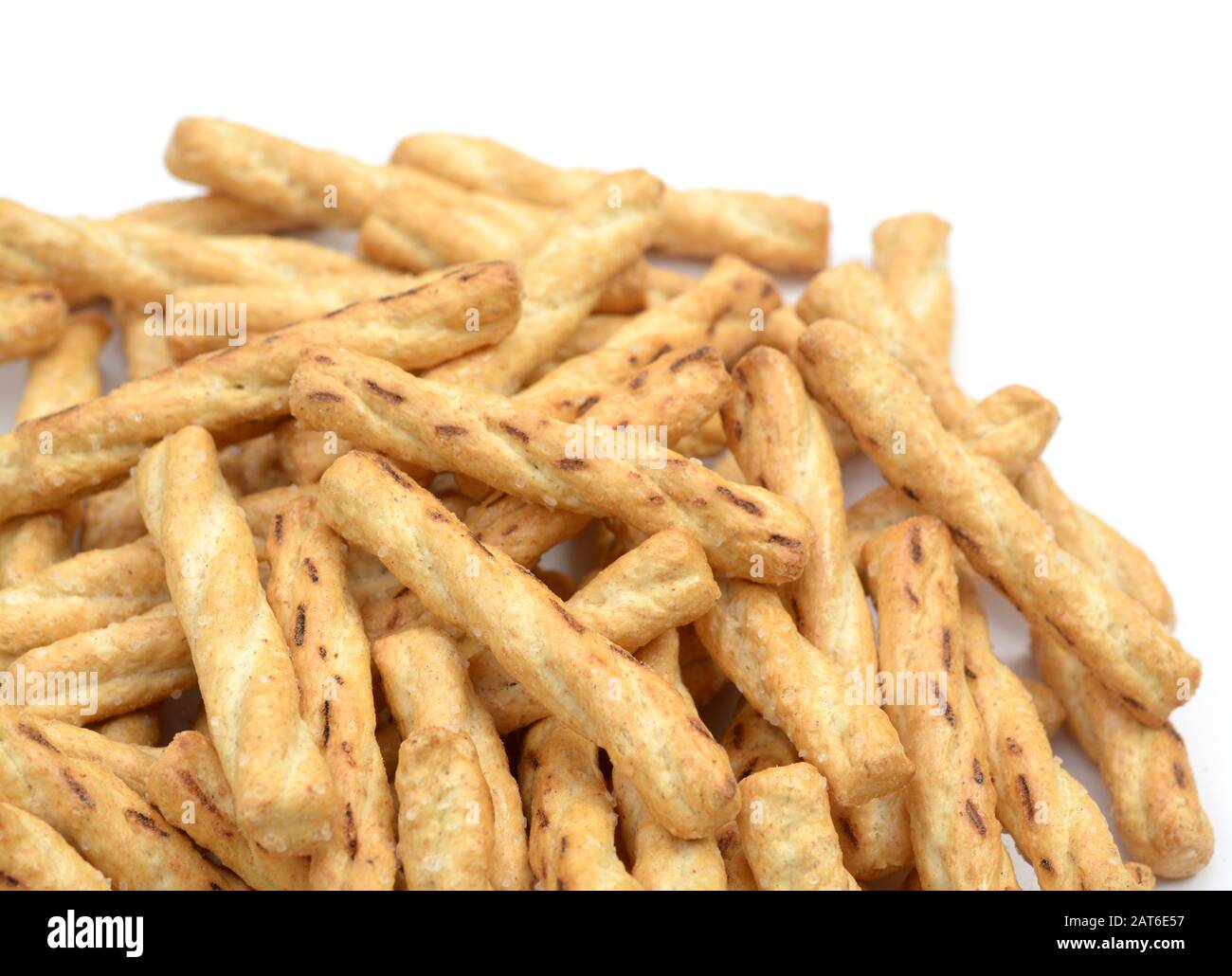 Un mucchio di stile pretzel cookie Foto Stock