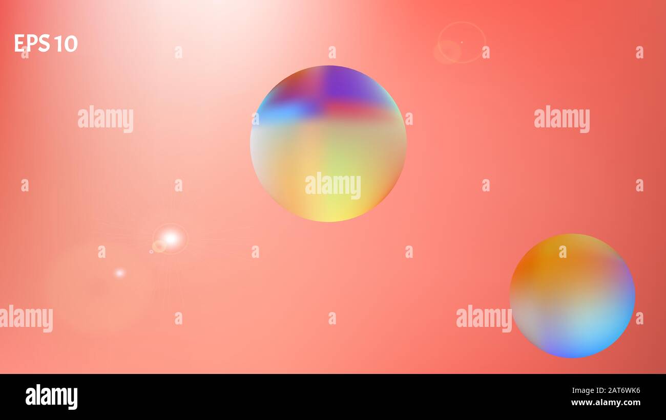 Fantasia spazio fresco. Texture creativa colorifica dell'illustrazione. Texture di sfondo, luminosa. Corallo colorato. Super pianeti sfondo a tema. bac colorato Illustrazione Vettoriale