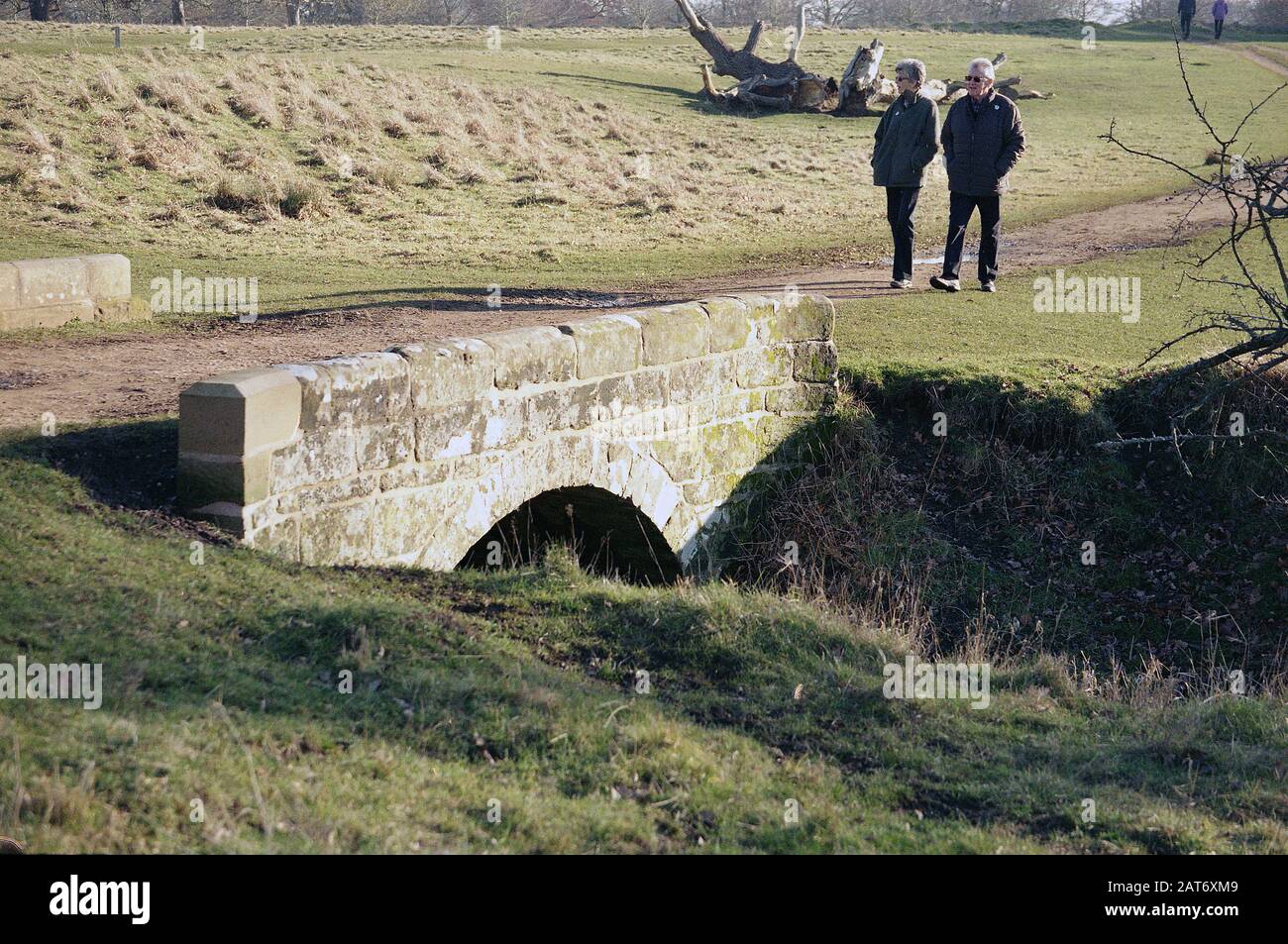 Giardini e tenuta del parco Charlecote, Warwickshire, le Midlands inglesi, Inghilterra, Regno Unito. Ripresa su film con una fotocamera Leica. Foto Stock