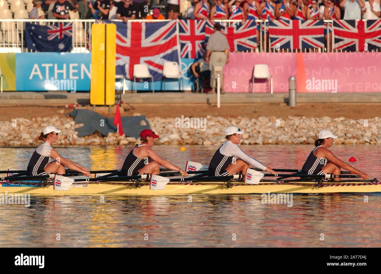 20040821 Giochi Olimpici Atene Grecia [Rowing-Sat Finals Day] Schinias. Foto Peter Spurrier E-Mail Images@Intersport-Images.com [Credito Obbligatorio Peter Spurrier/ Intersport Images] Foto Stock