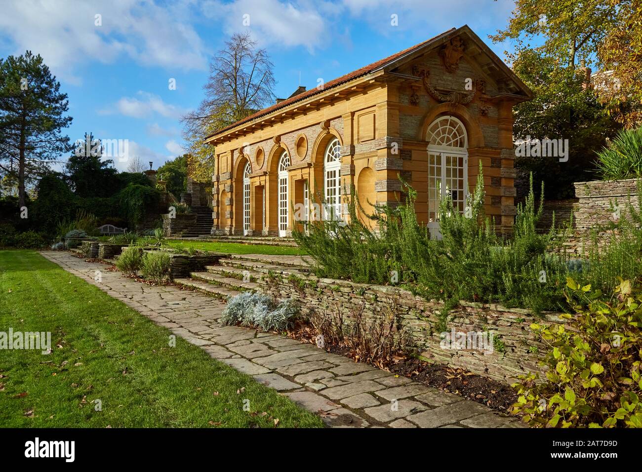 The Orangery presso Hestercombe Gardens nel Somerset UK Foto Stock