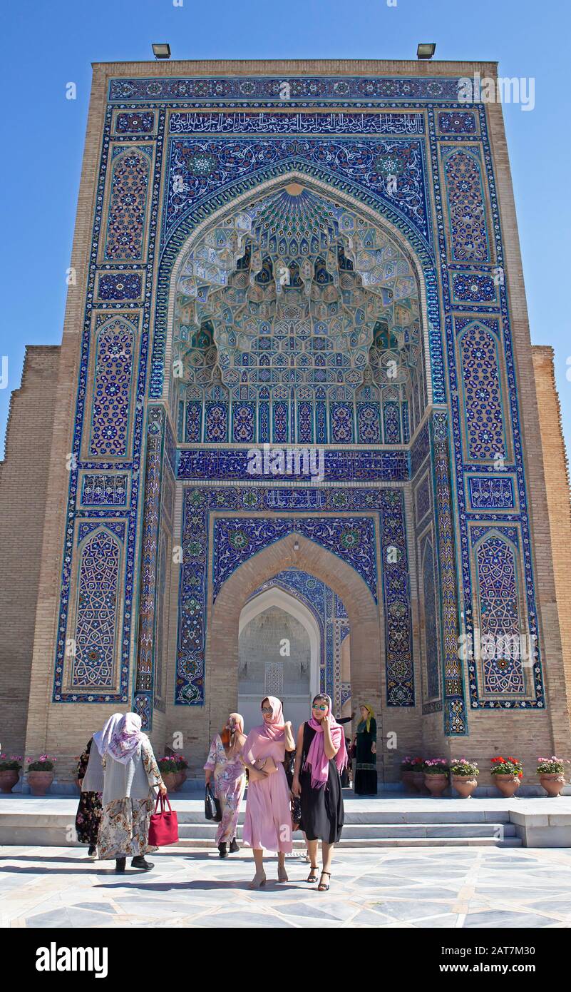 Mausoleo Di Amir Timur, Samarcanda, Provincia Di Samarqand, Uzbekistan Foto Stock