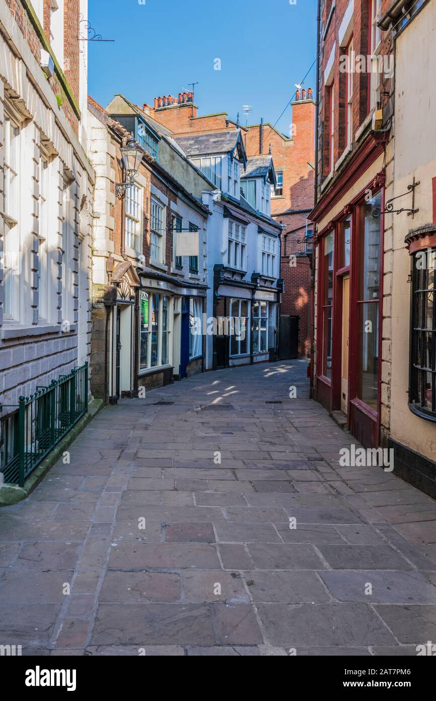 Vrape Lane, Whitby, North Yorkshire, Inghilterra. Foto Stock