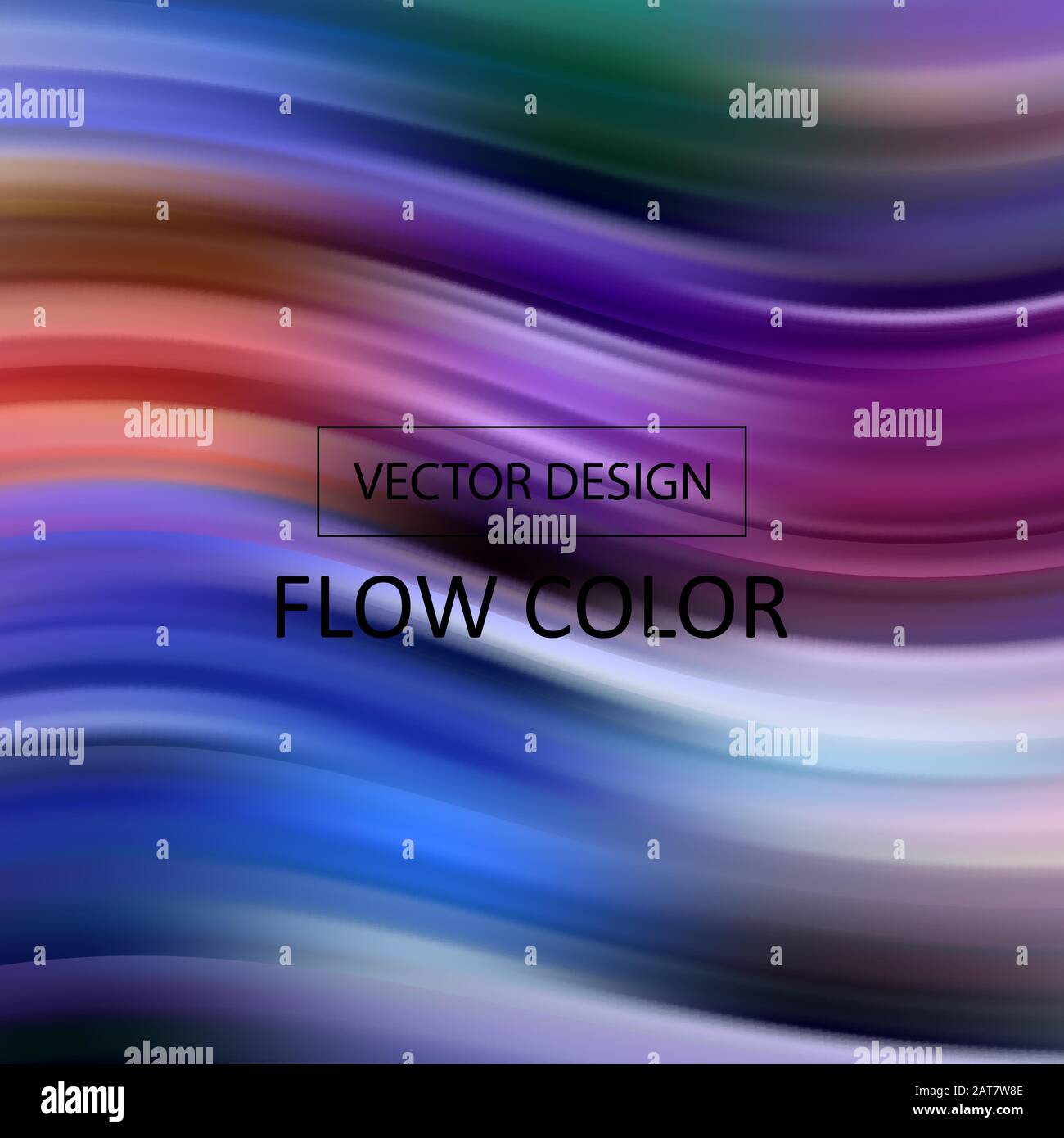 Motivo ondulato colorato per sfondi e design Illustrazione Vettoriale