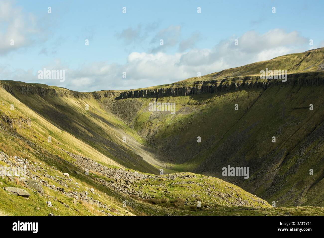 High Cup Gill, High Cup Nick, North Pennines, Cumbria, Inghilterra Foto Stock