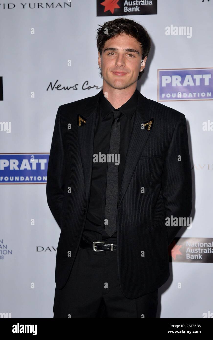 New York, NY, Stati Uniti. 30th Gen 2020. Jacob Elordi Agli Arrivi Per La Cena Degli American Australian Association Arts Awards, Skylight Modern, New York, Ny 30 Gennaio 2020. Credit: Kristin Callahan/Everett Collection/Alamy Live News Foto Stock