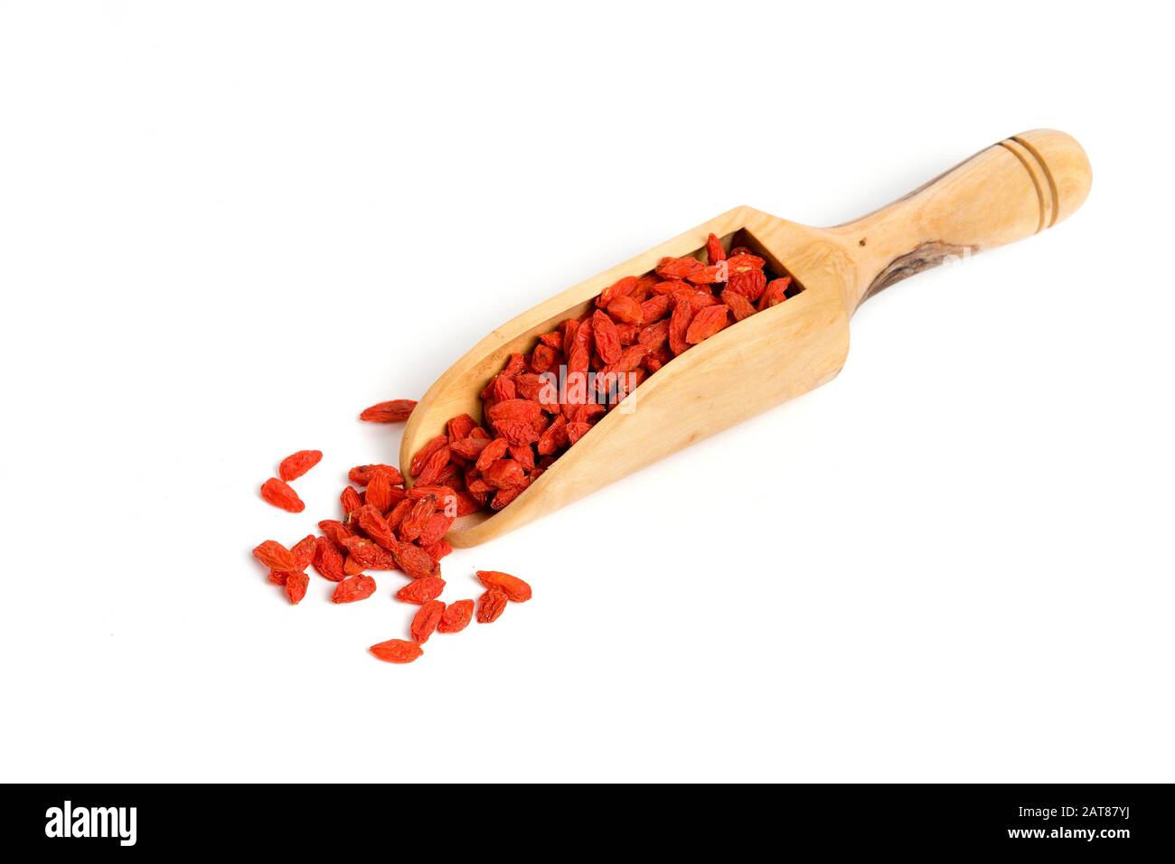 Goji essiccato, bacche di goji o wolfberry Foto Stock