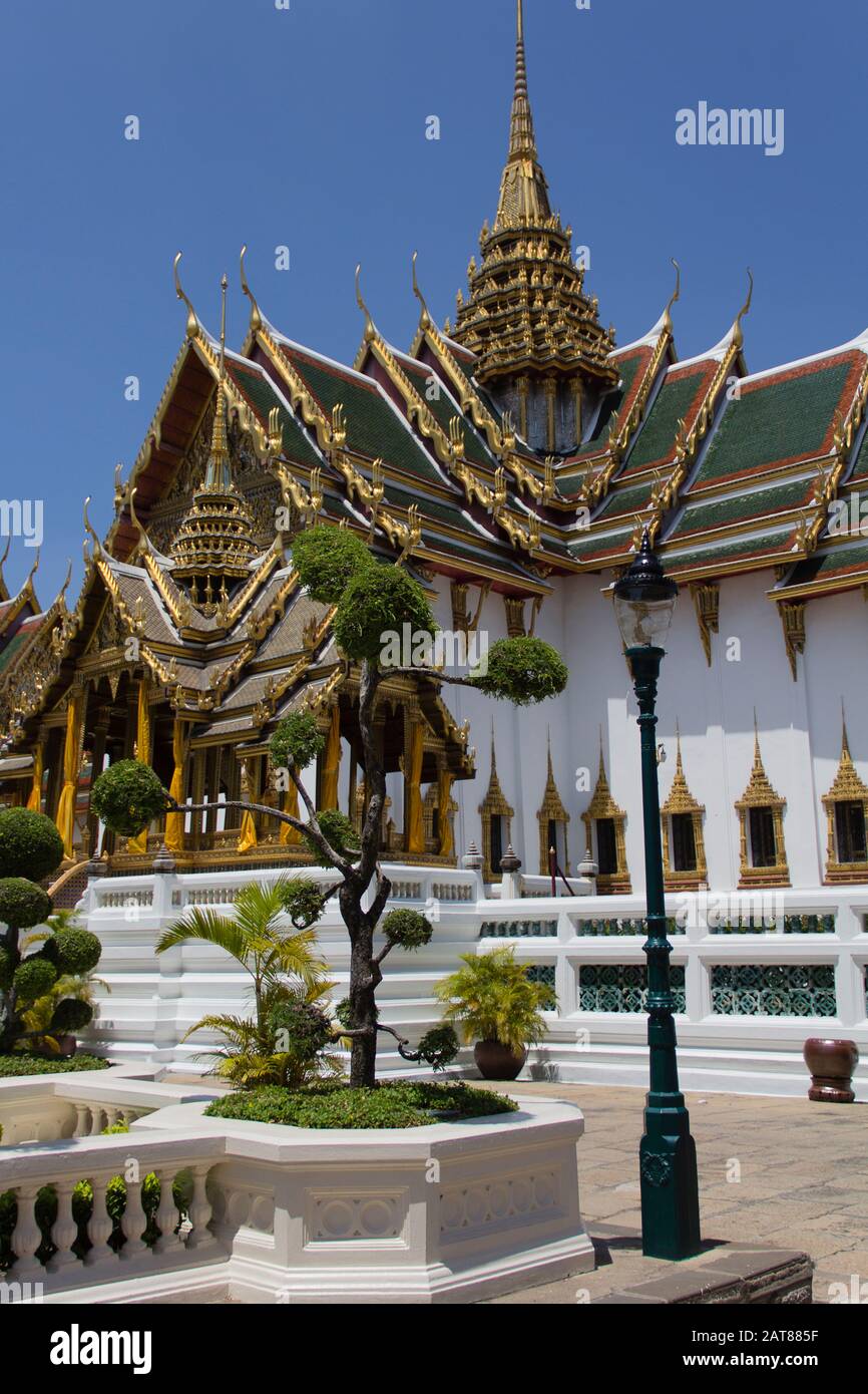 Dusit Maha Prasat Al Grand Palace Di Bangkok, Tailandia Foto Stock