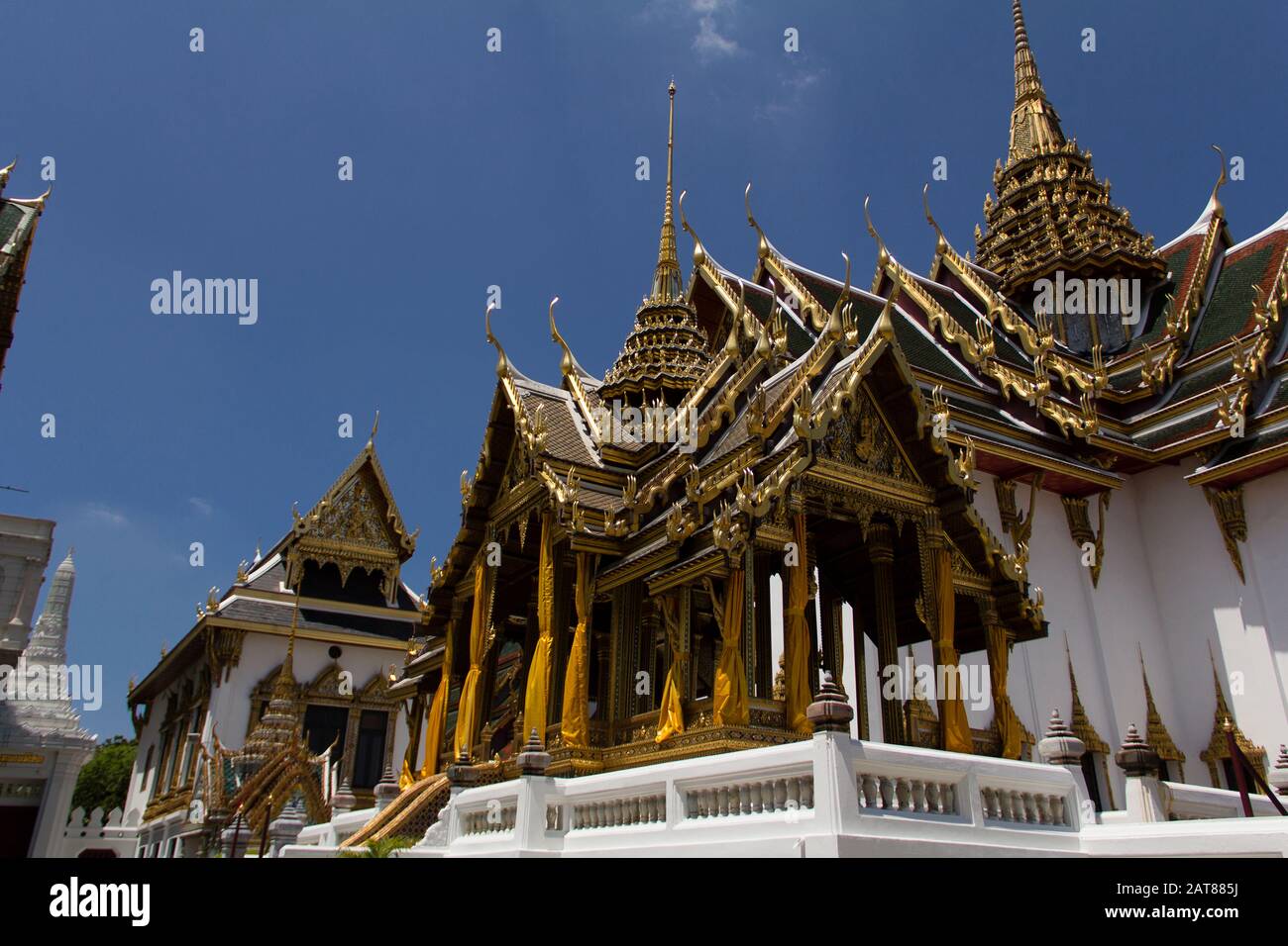 Dusit Maha Prasat Al Grand Palace Di Bangkok, Tailandia Foto Stock