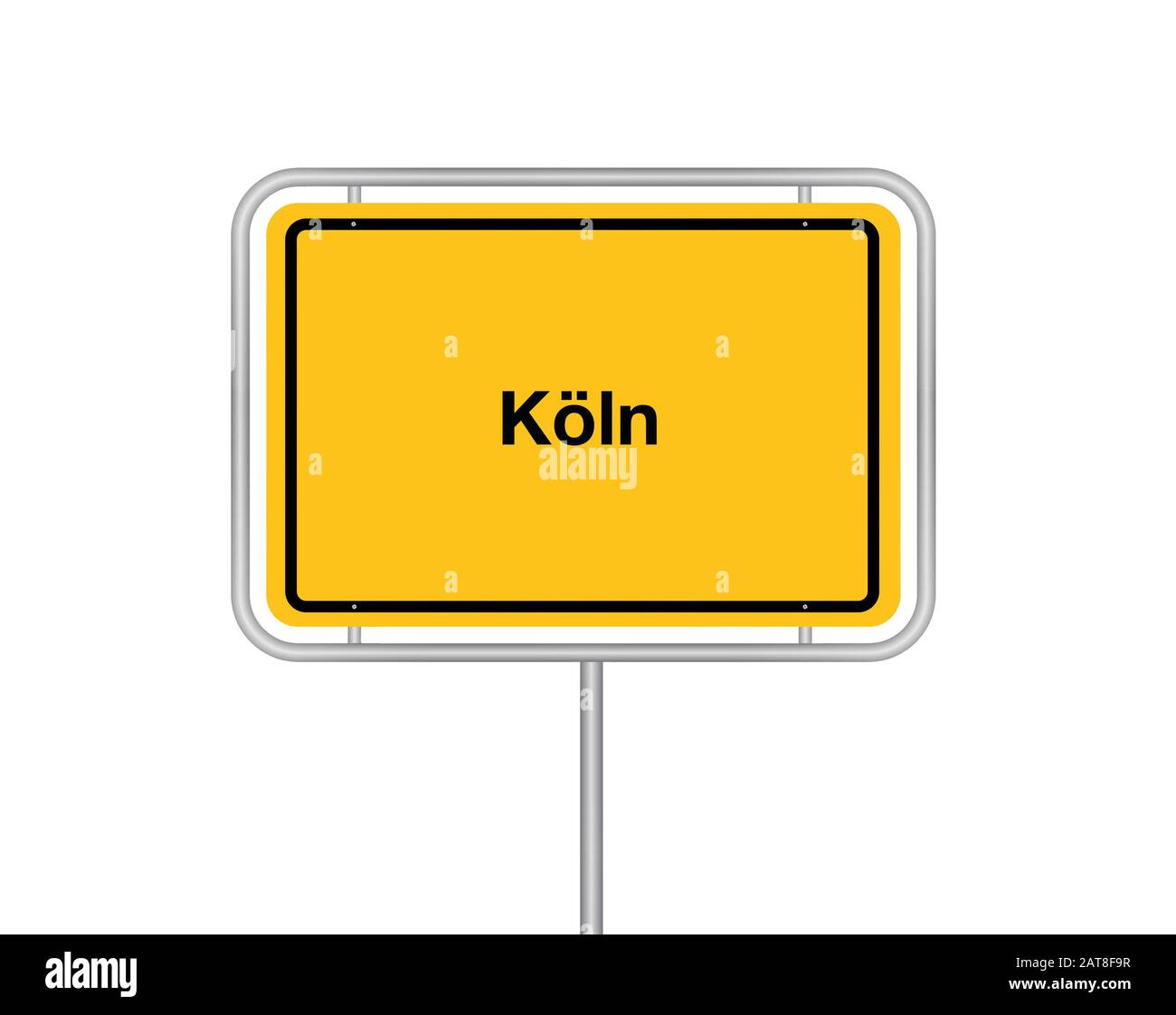 City sign Koeln, Colonia, out, Germania, Renania Settentrionale-Vestfalia, Colonia Foto Stock