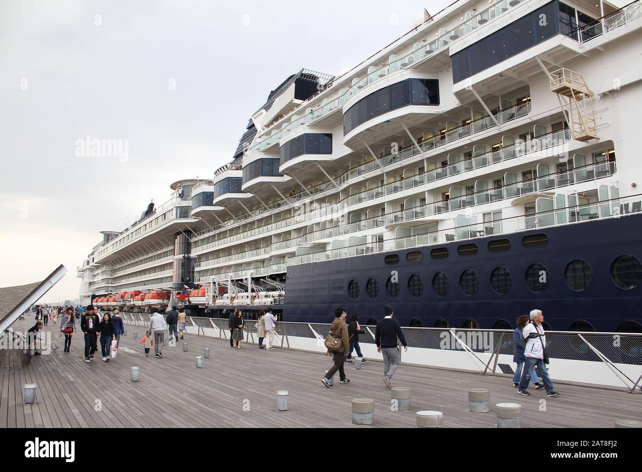 Celebrità Millennium a Yokohama, Giappone Foto Stock