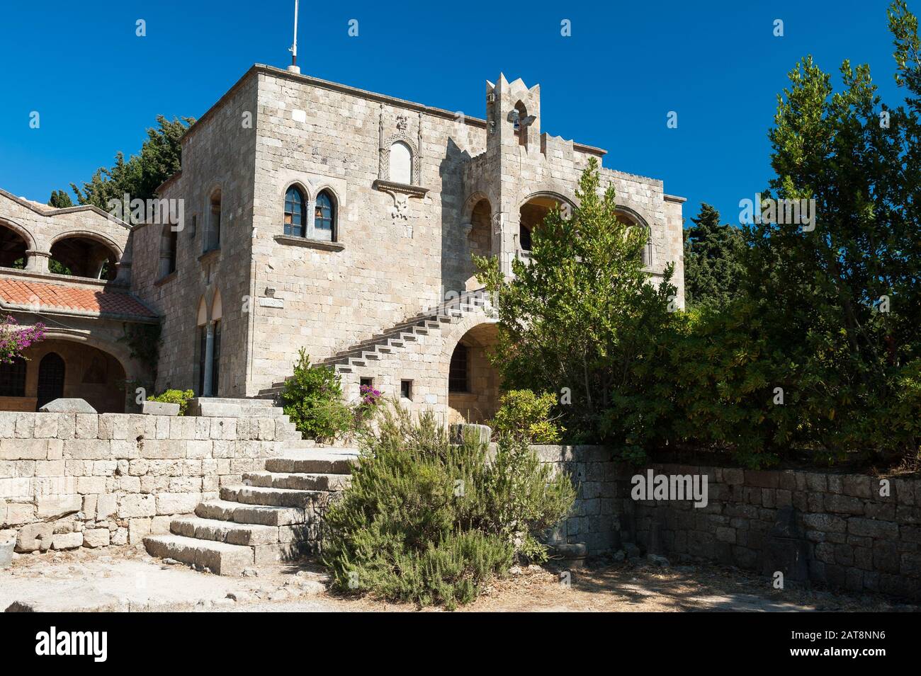 Filerimos Monastero, Ialysos, Rodi, Grecia Foto Stock