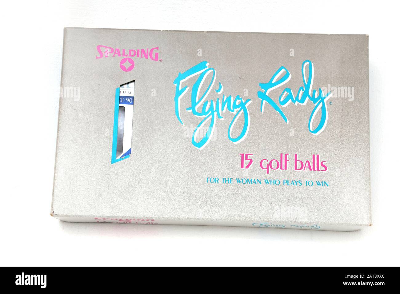 Spalding Flying Lady Golf Balls In Una Scatola Foto Stock