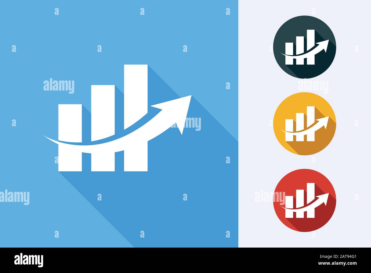 Logo finanziario, modello di progettazione dell'icona vettore finanziario contabilità Illustrazione Vettoriale