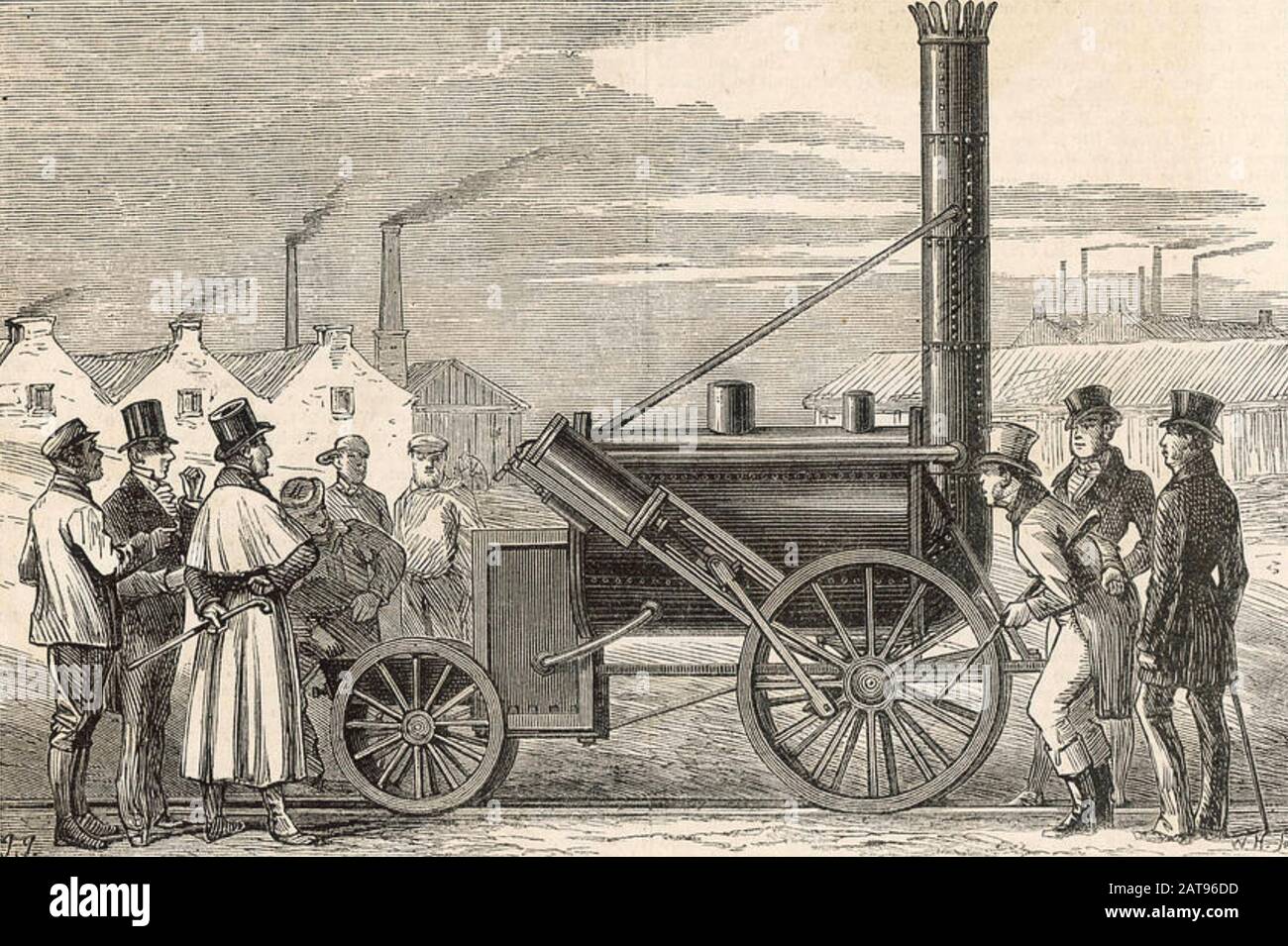 IL RAZZO di Stephenson progettato da Robert Stephenson nel 1829 Foto Stock