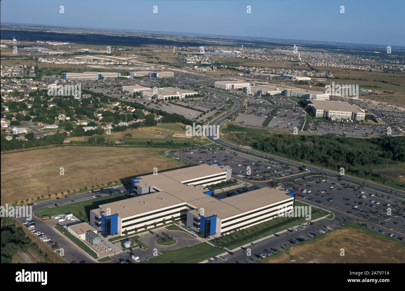 Round Rock, Texas: Sede centrale di Dell Computers vicino ad Austin. 2001 agosto ©Bob Daemmrich Foto Stock