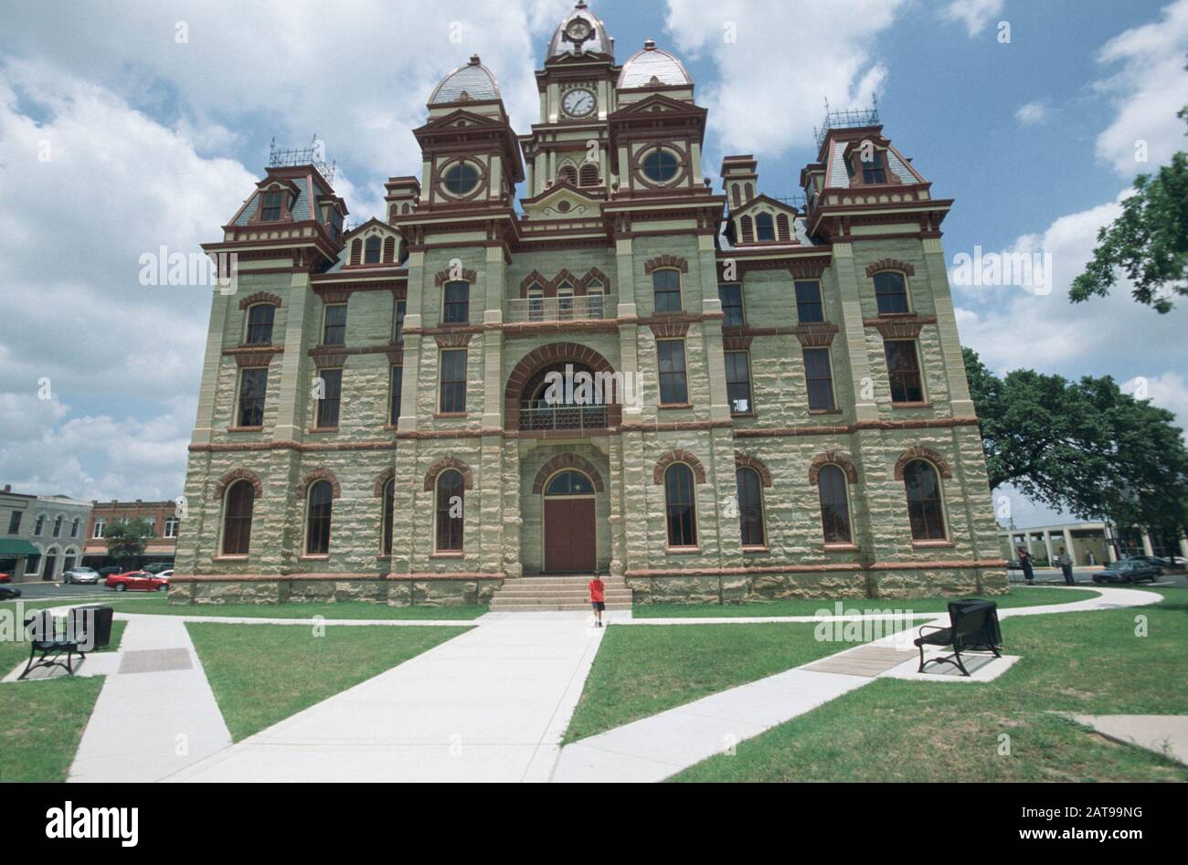 Lockhart, Texas: Tribunale della contea di Caldwell. ©Bob Daemmrich Foto Stock