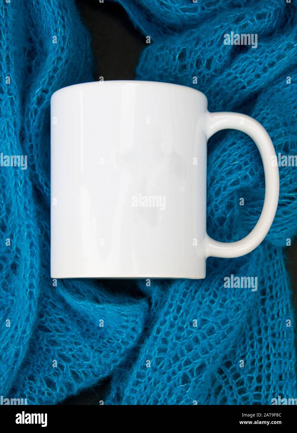Tazza Da Colazione In Ceramica 0,33L – Design Cullen Baseball Unisex Twilight Team, Bordo E Manico Blu