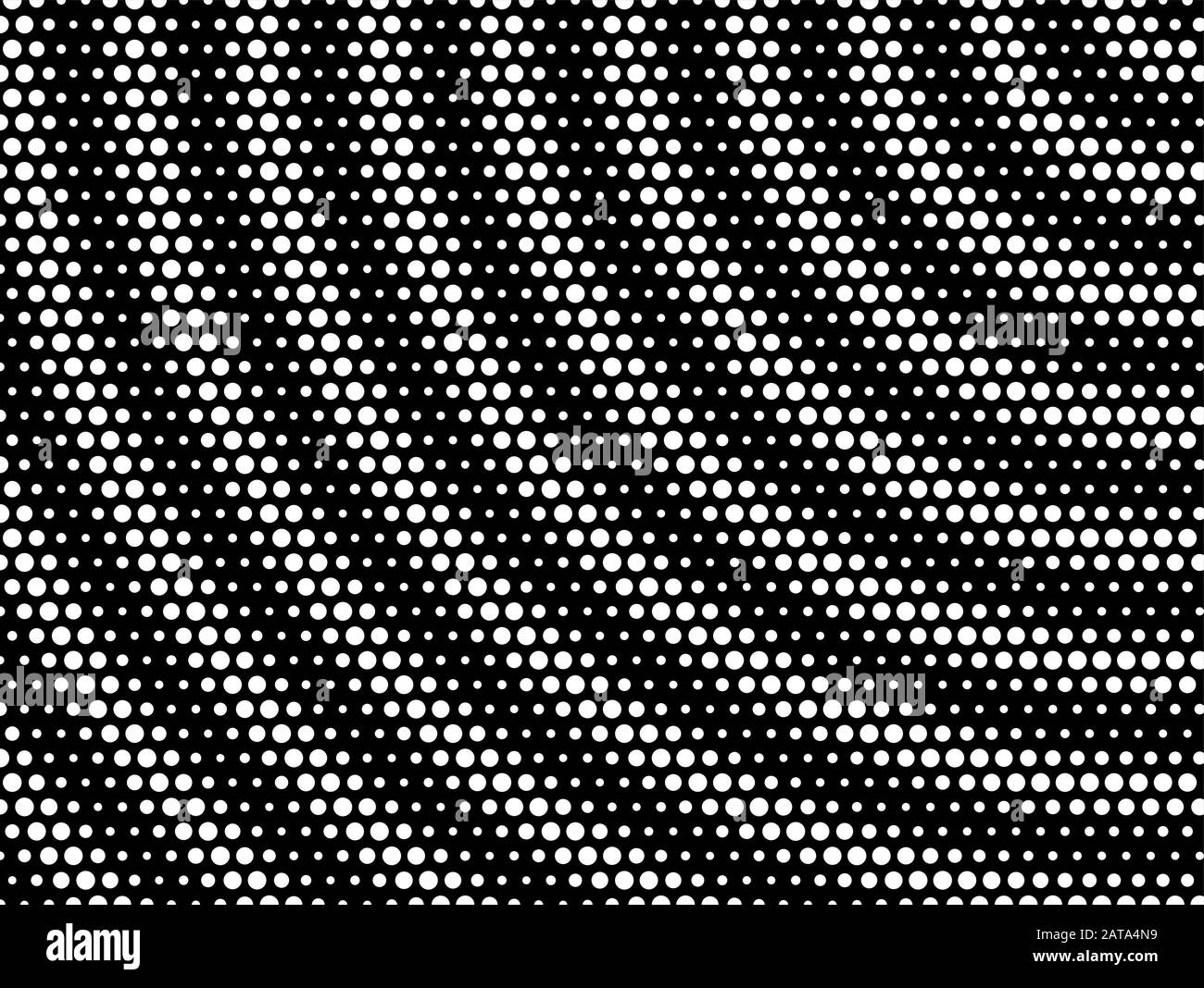 Concentrico Moire Stipled Halftone sfondo - Grunge Vector Op Art Illustrazione Vettoriale