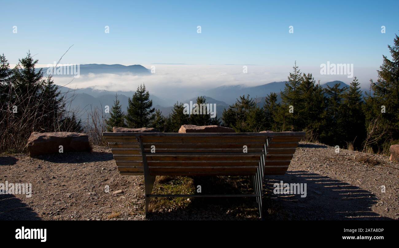 La torre Buchkopf nelle alture della foresta nera in germania Foto Stock