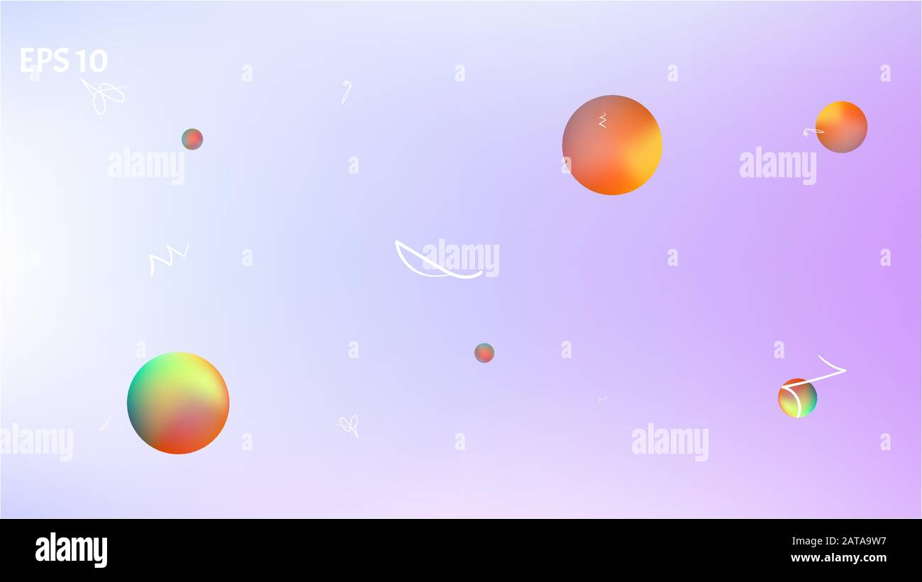 Sfondo a tema Super star. Divertenti Hi-res e freschi. Illustrazione, mesh. Stelle, pianeti, segni. Universo colorato spazio sfondo tema. Illustrazione Vettoriale