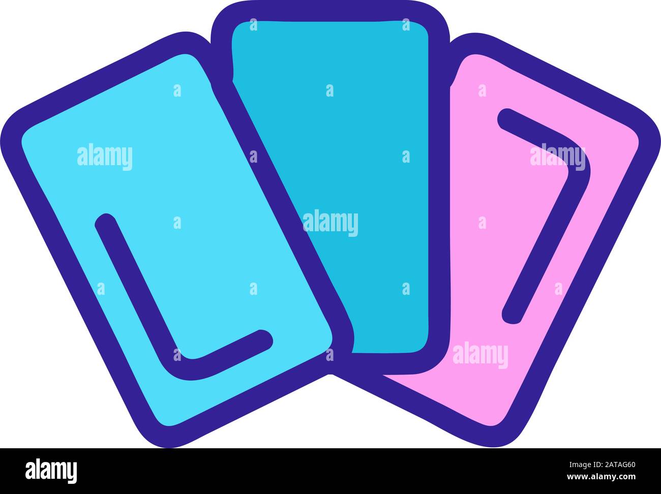 Carta Magica icona vettore. Isolate il simbolo di contorno illustrazione Illustrazione Vettoriale