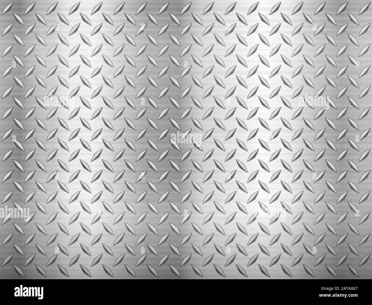 Diamond lamiera sfondo texture.illustrazione vettoriale. Foto Stock