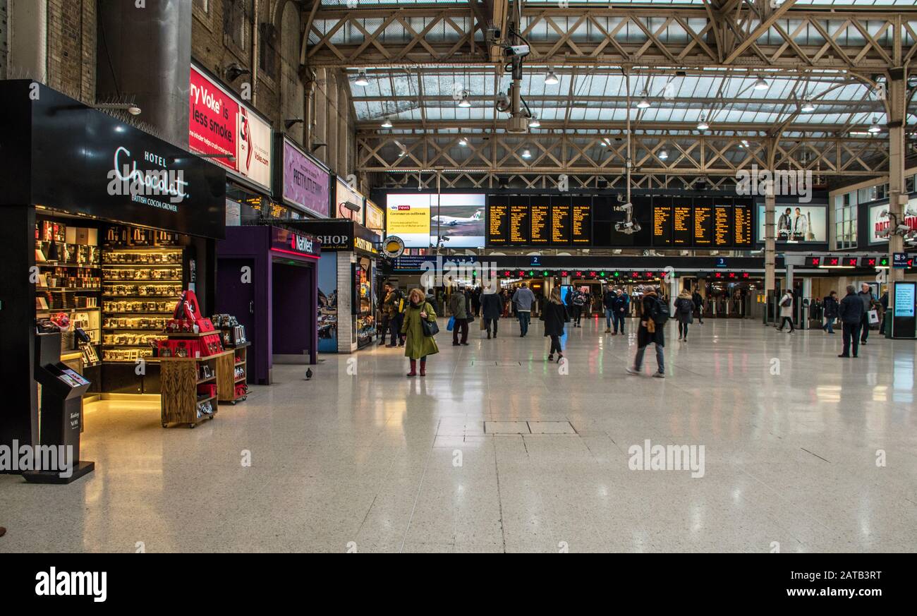 Stazione Ferroviaria Di Charing Cross Foto Stock