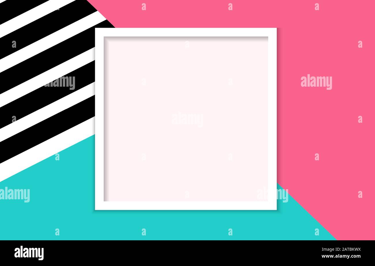 Cute Sfondo Con Elementi Colorati. Illustrazione Vettoriale Illustrazione Vettoriale