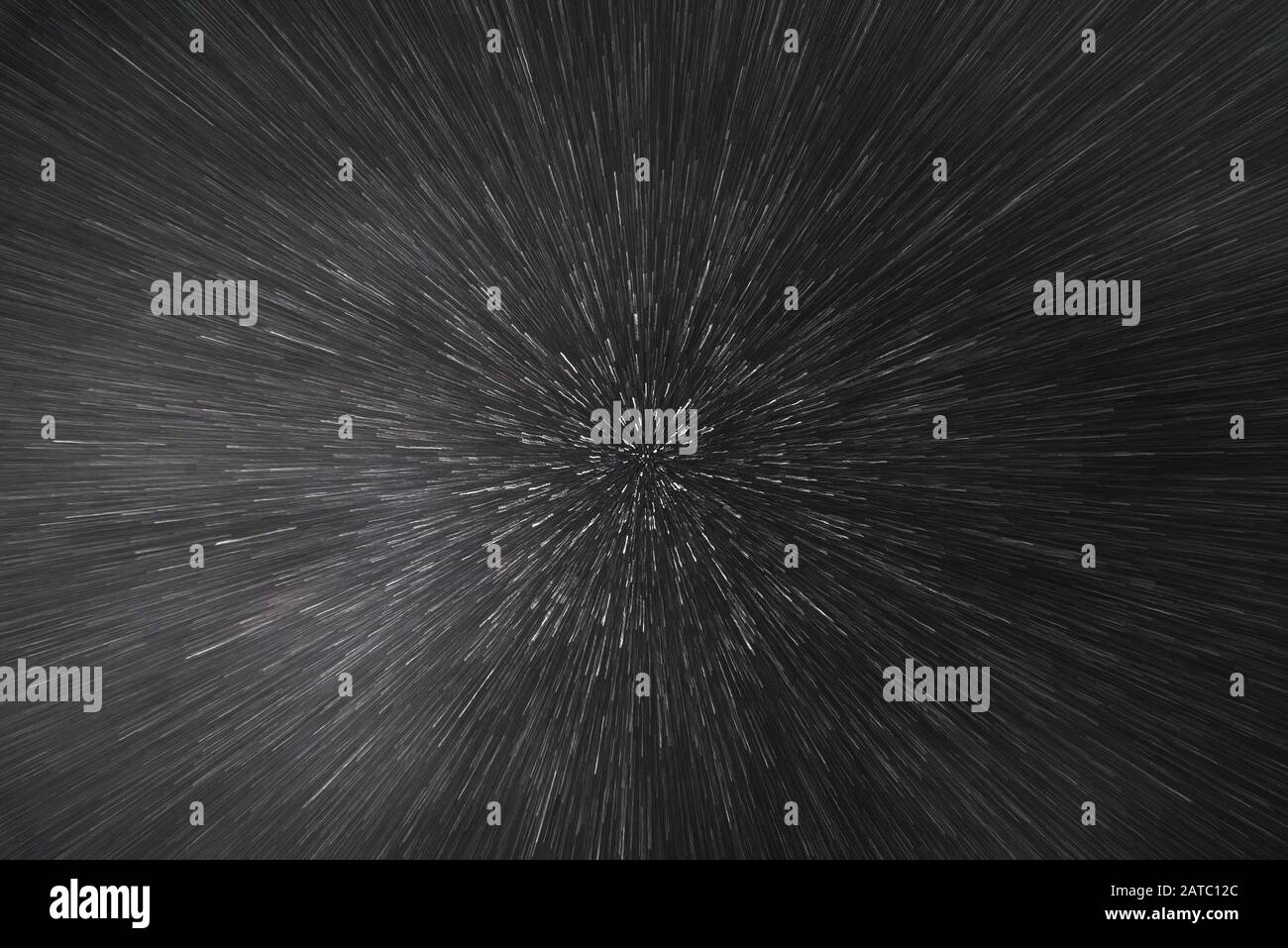 Spazio e fantascienza astratto sfondo con punti bianchi e neri. Foto Stock