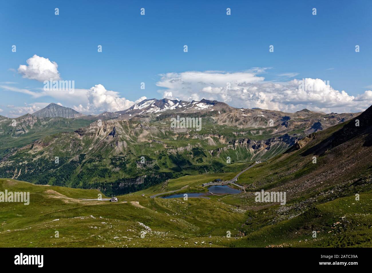 Vista panoramica sulle Alpi in Austria. Foto Stock