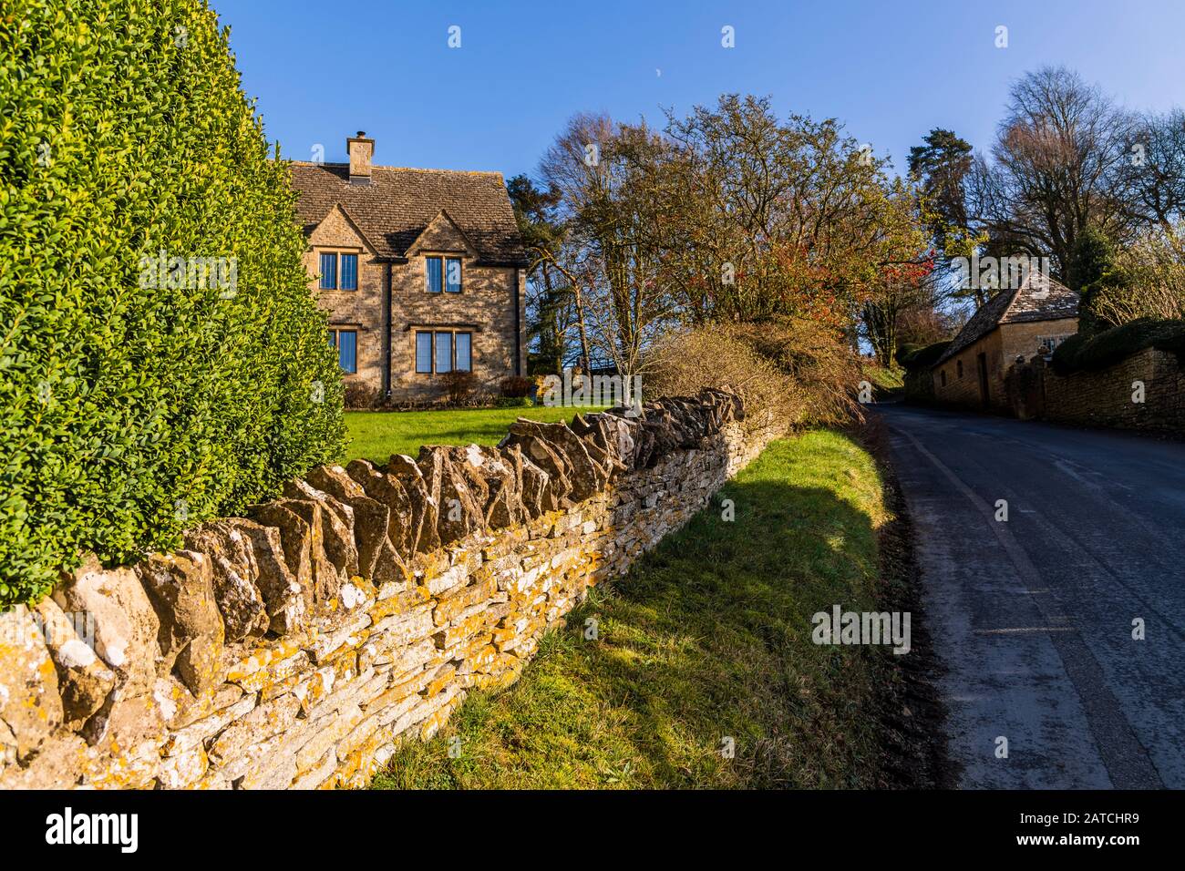 villaggio di snowshill cotswolds inghilterra regno unito Foto Stock