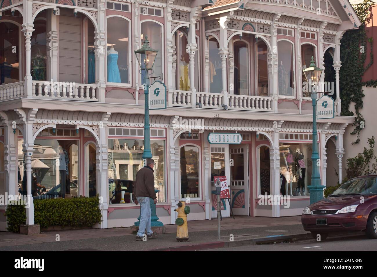 Sausalito, Bay Area, San Francisco, California, Stati Uniti Foto Stock