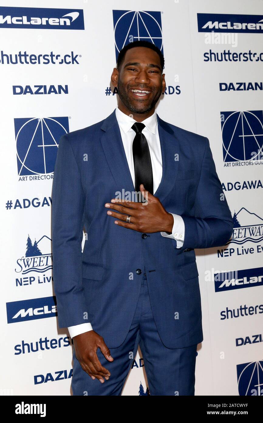 1° febbraio 2020, Los Angeles, CA, USA: Los ANGELES - 1 FEBBRAIO: Anthony Alabi al 2020 Art Directors Guild Awards all'InterContinental Hotel il 1 febbraio 2020 a Los Angeles, CA (Credit Image: © Kay Blake/ZUMA Wire) Foto Stock