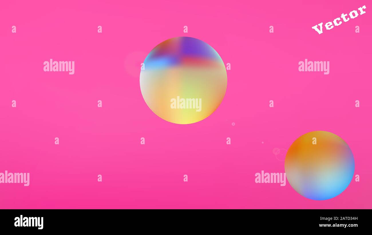 Texture di sfondo, luminosa. Mesh di illustrazione colorifica comune. Spazio libero fantasia. Di colore rosa. Un'illustrazione dello sfondo a tema spaziale. Un colorato Illustrazione Vettoriale