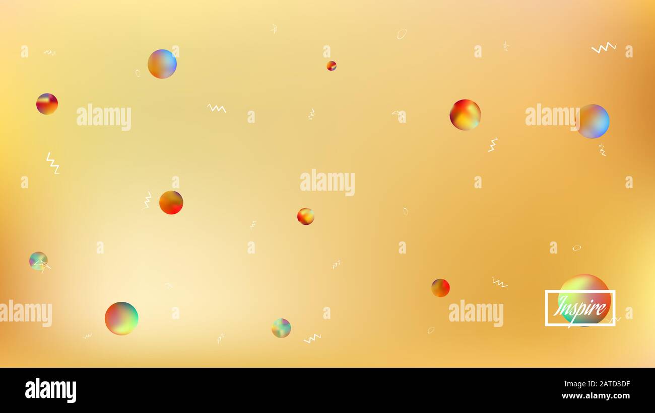 NET spazio fantasia. Tema di illustrazione del colore liquido. Trama di sfondo, mesh. Colore oro. Un'illustrazione dello sfondo a tema spaziale. Uniforme colorata Illustrazione Vettoriale